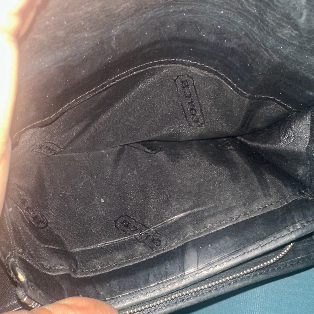 Coach Midnight Leather Clutch - Picture 6 of 11